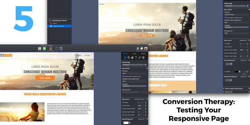 Conversion Therapy 5: Testing Your Responsive Page