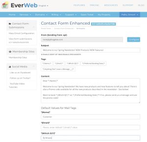 EverWeb's Contact Forms Enhanced
