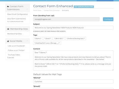 EverWeb's Contact Forms Enhanced
