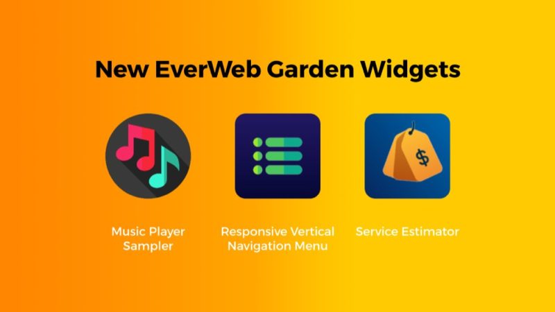New EverWeb Garden Widgets Out Now!