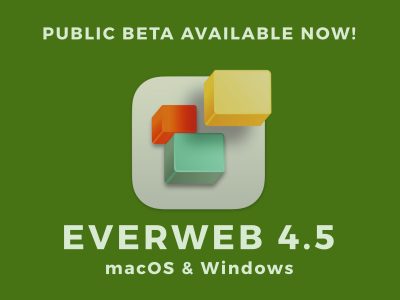 EverWeb 4.5 Public Beta Now Available